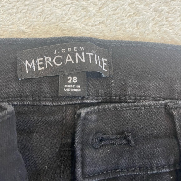 J Crew Mercantile Women’s black denim jeans size 28 - Picture 4 of 4